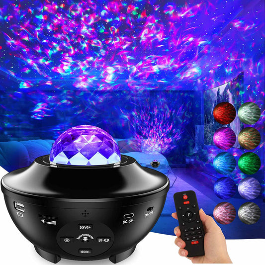 Smart Galaxy Sky Star Projector With Bluetooth Speaker